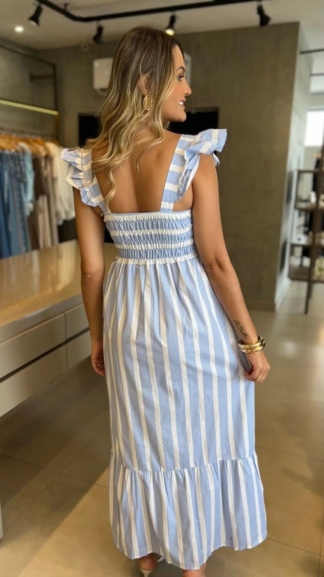 VESTIDO LISTRAS LUANA