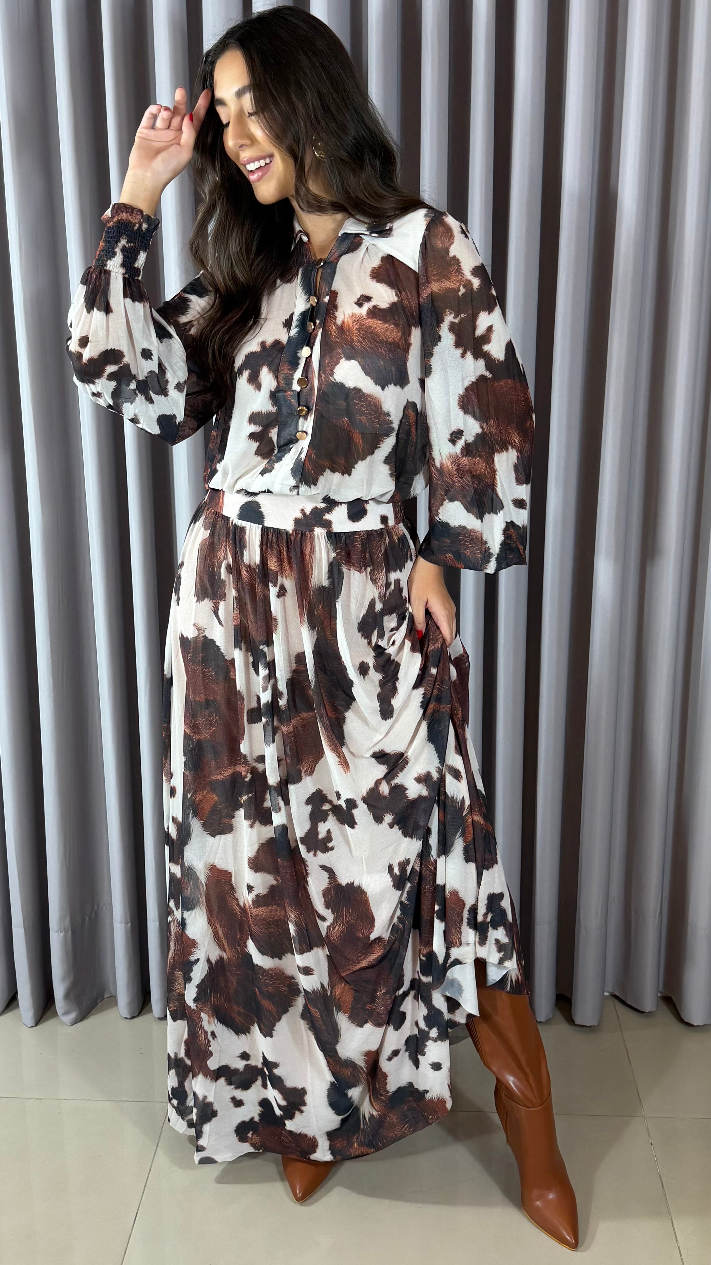 VESTIDO LONGO TULE - ISA PAES