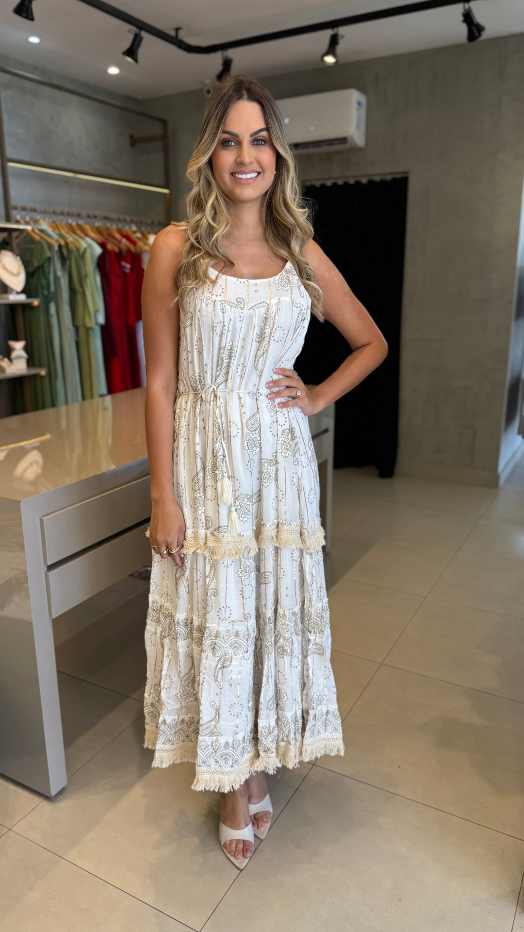 VESTIDO INDIANO ALCINHA