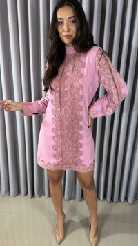 VESTIDO CURTO RENDA - ANNE FERNANDES