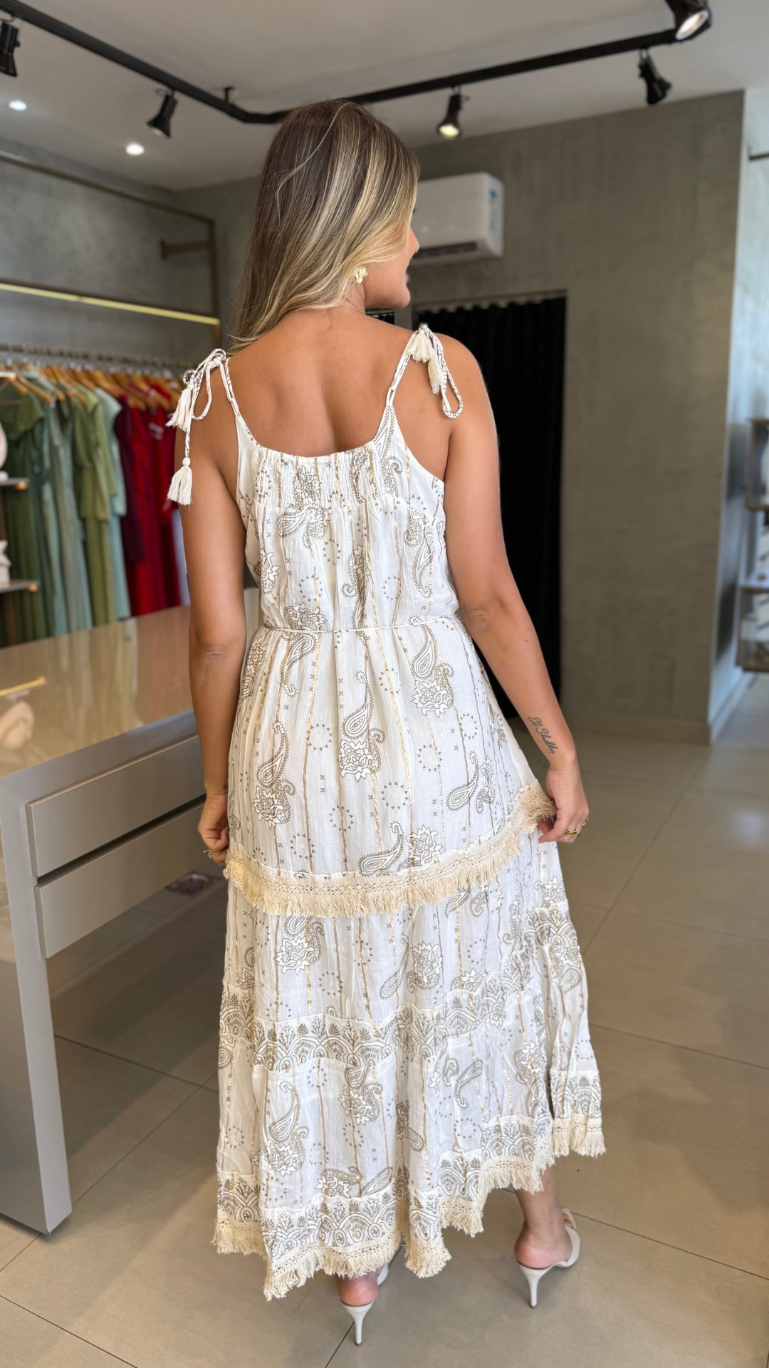 VESTIDO INDIANO ALCINHA