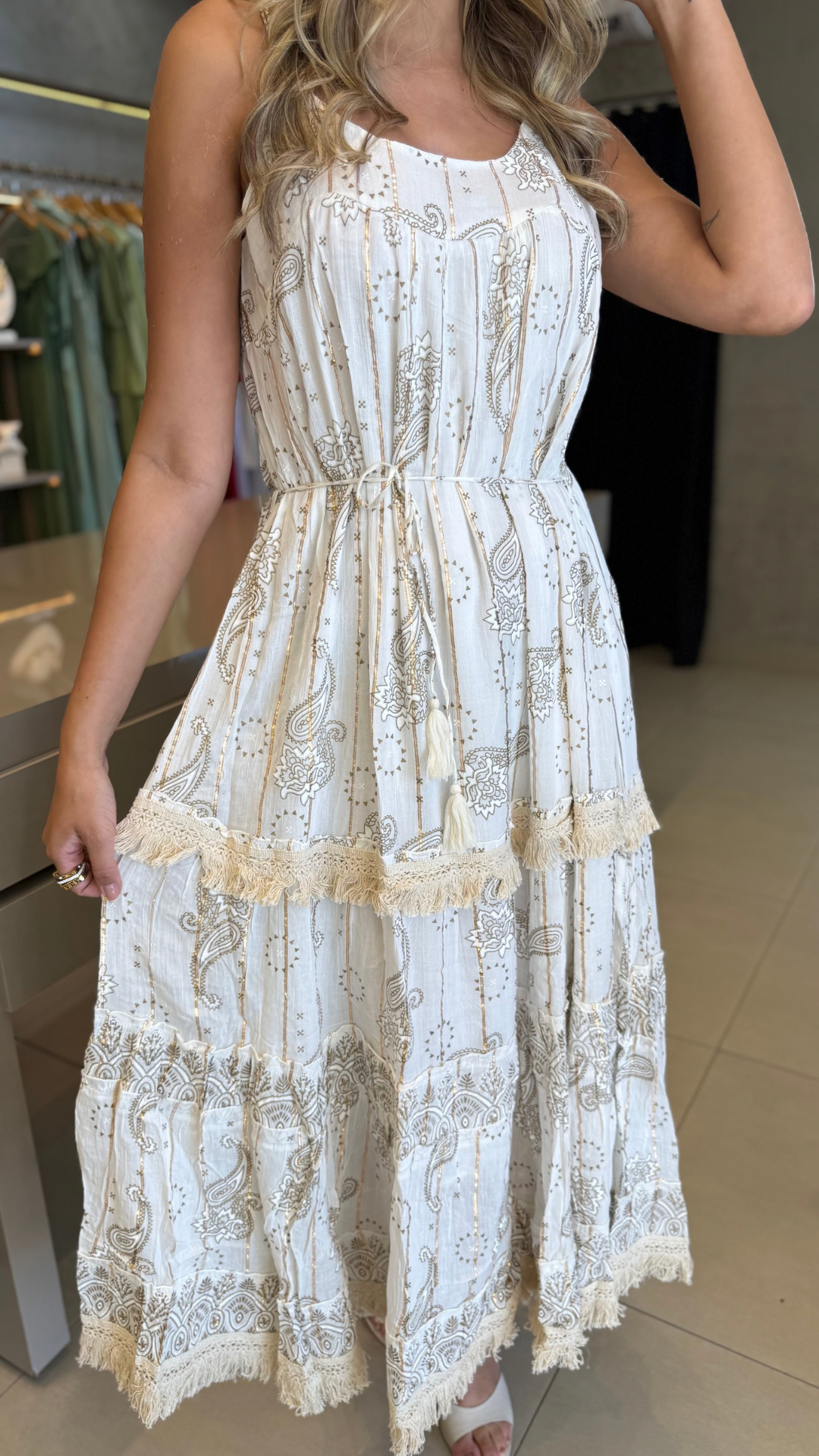 VESTIDO INDIANO ALCINHA