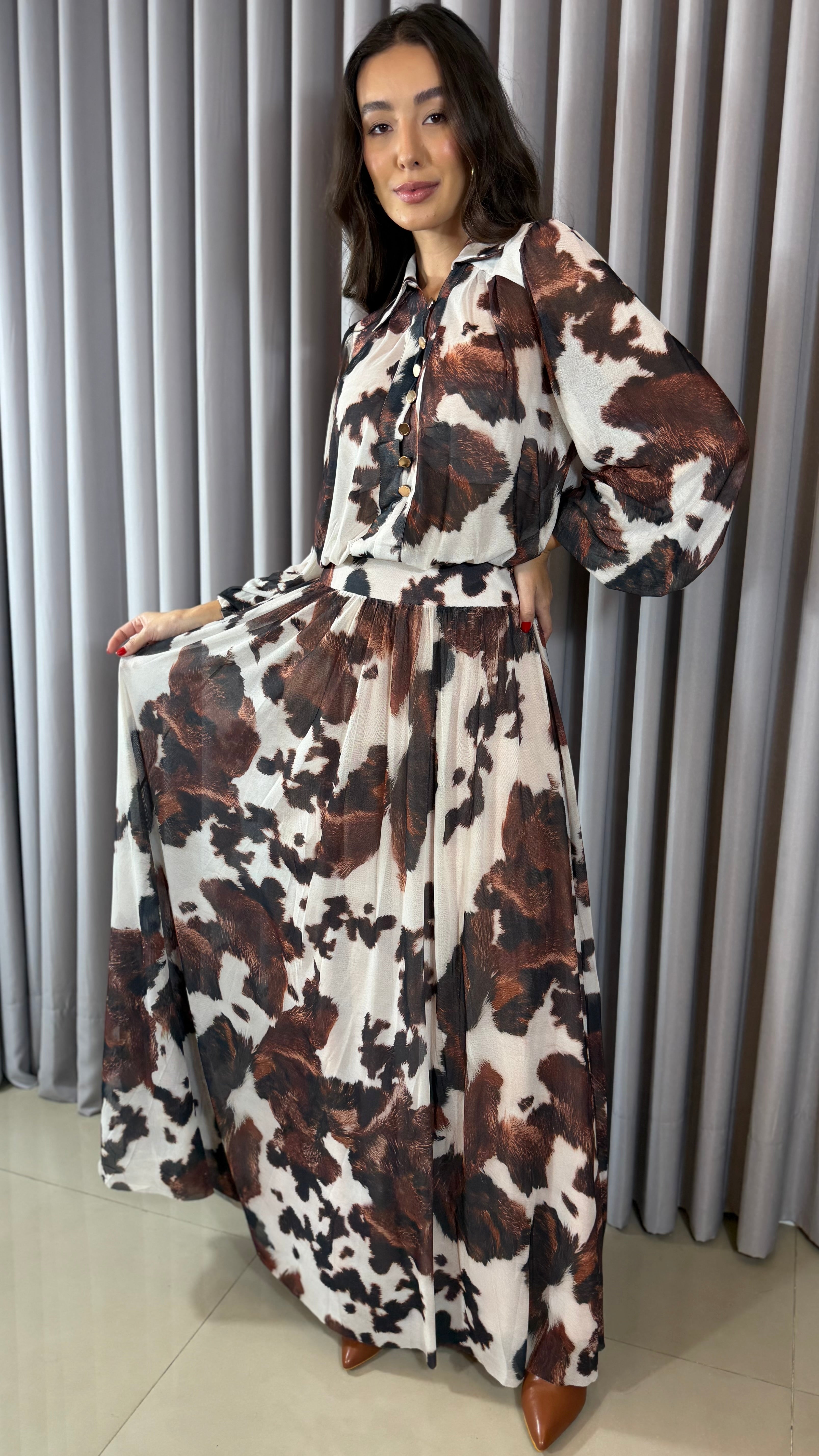 VESTIDO LONGO TULE - ISA PAES