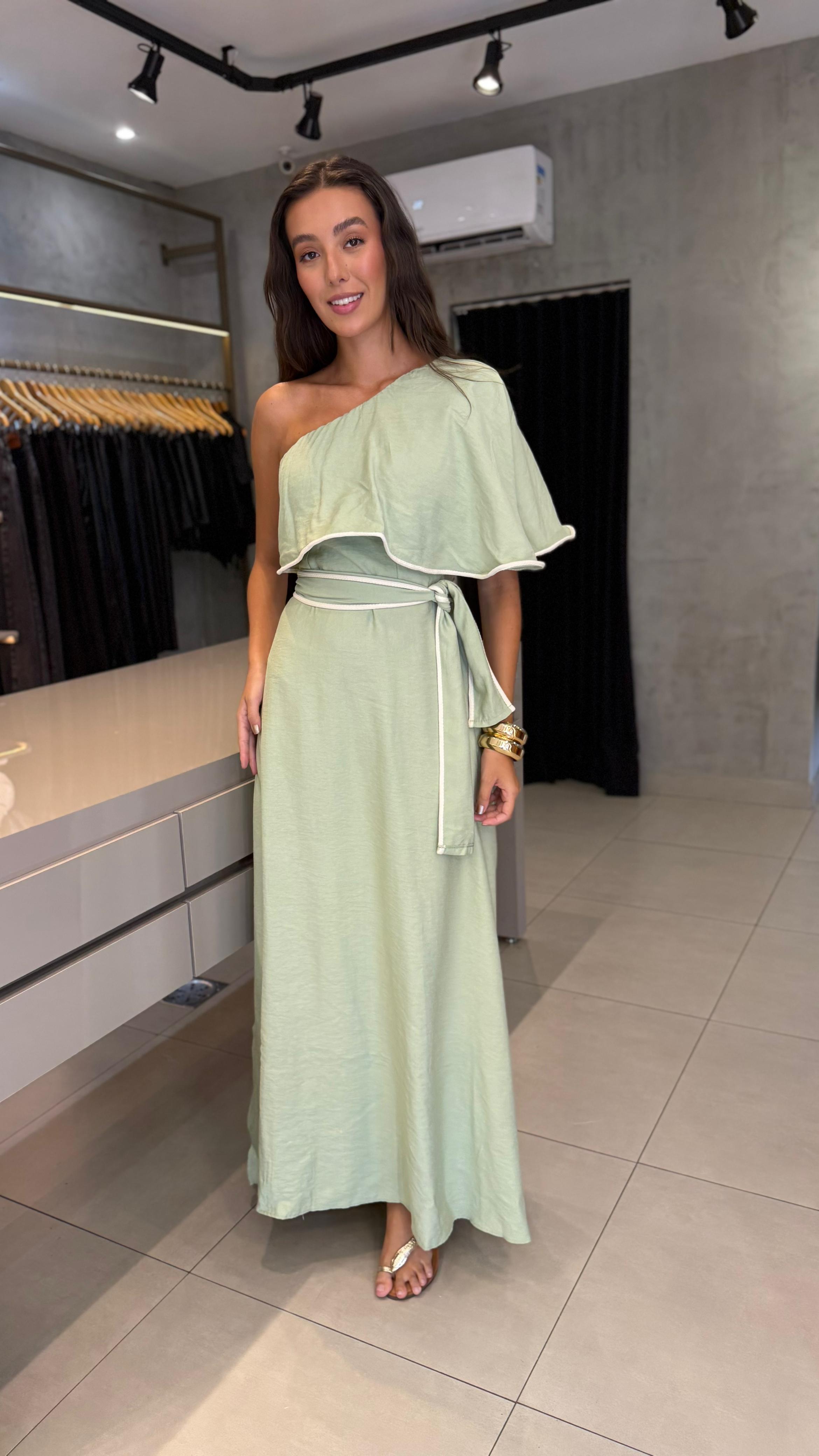 VESTIDO ESTHELA UM OMBRO