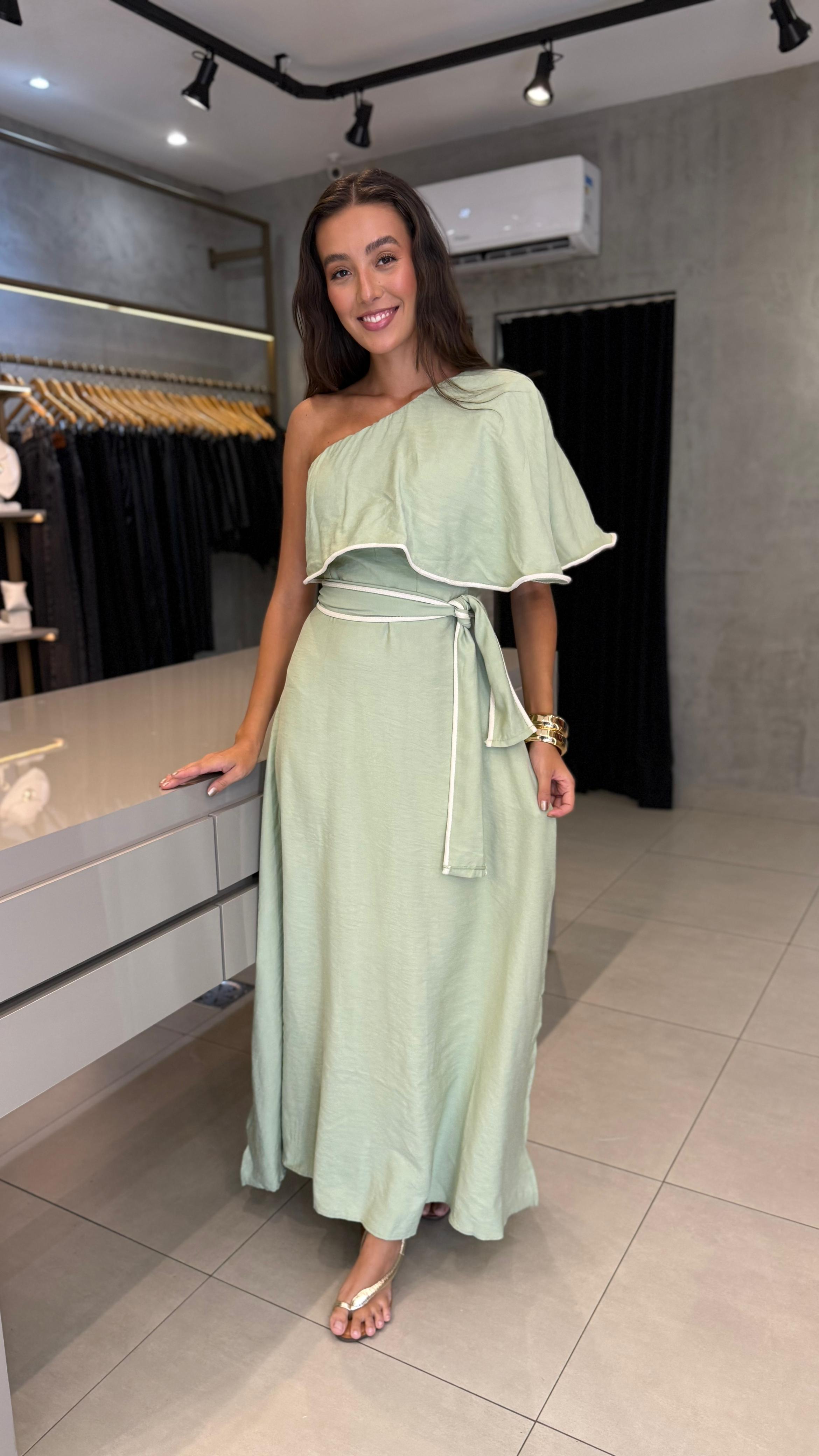 VESTIDO ESTHELA UM OMBRO