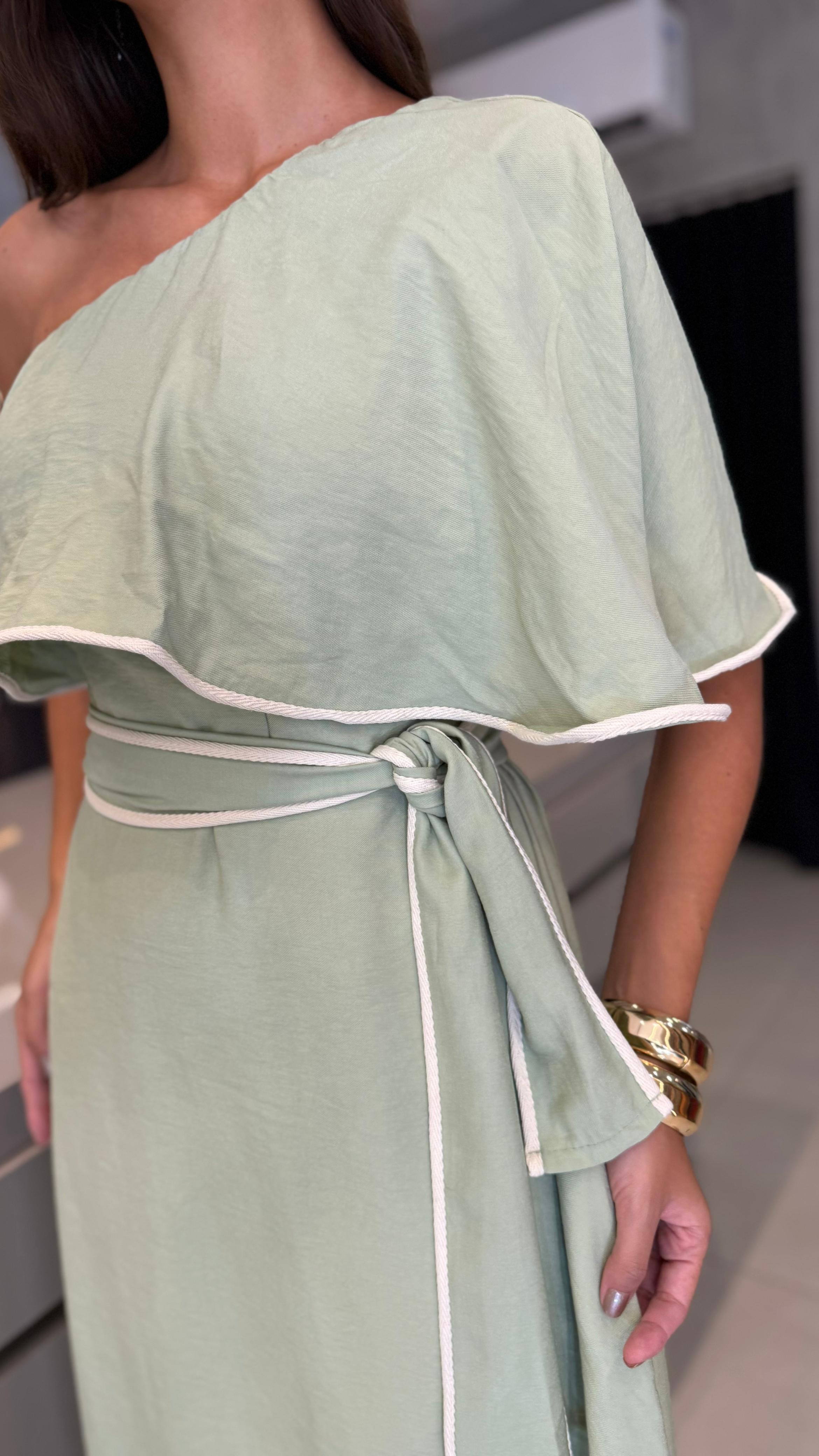 VESTIDO ESTHELA UM OMBRO