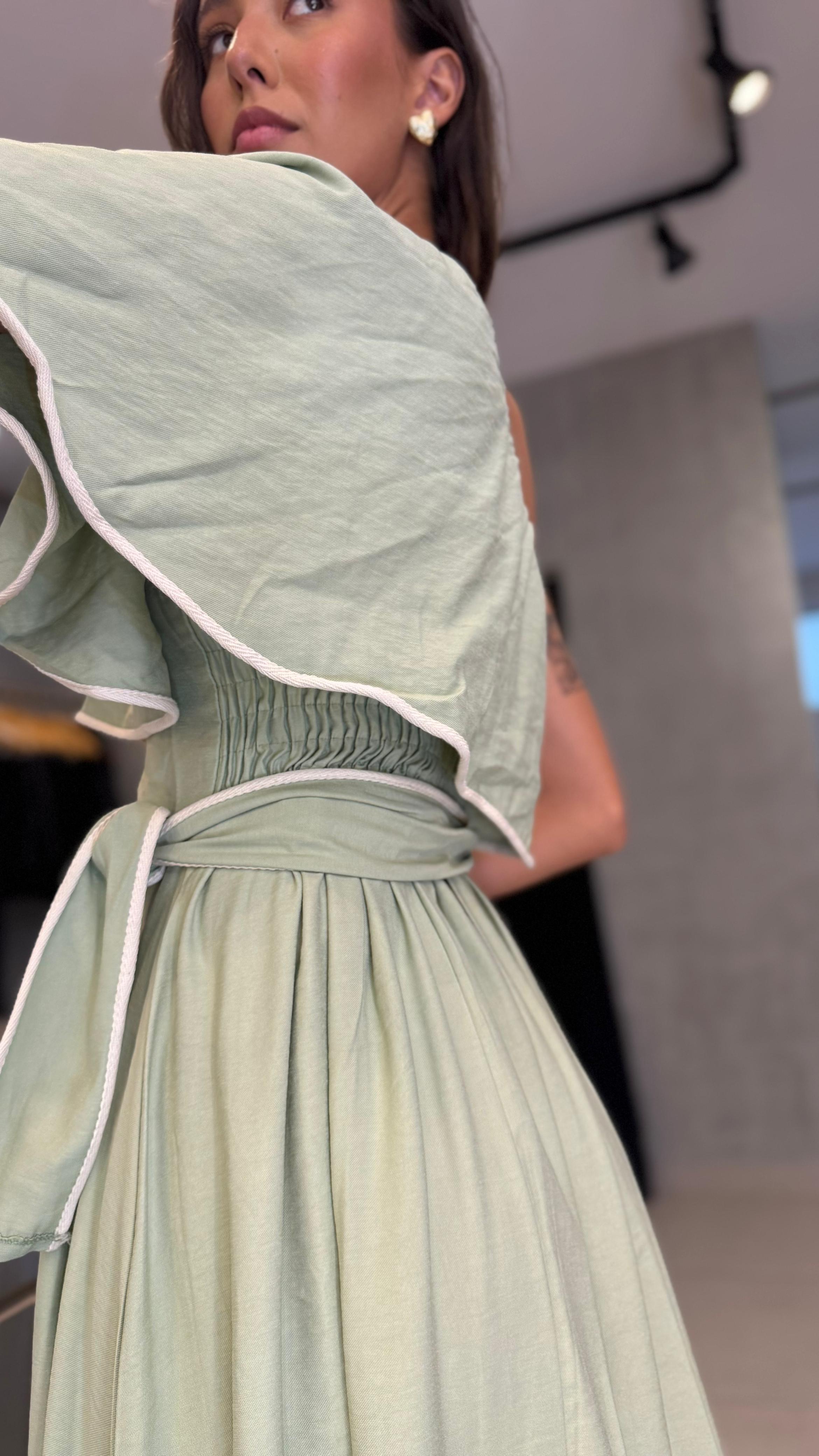 VESTIDO ESTHELA UM OMBRO