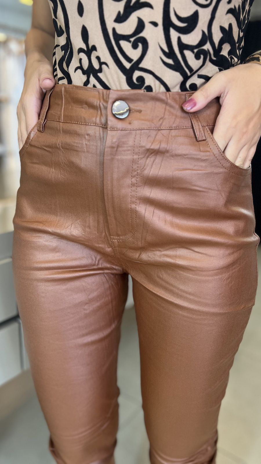 CALÇA ENCERADA