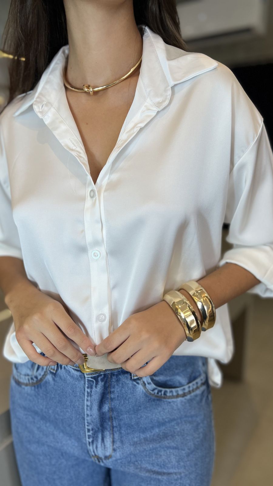 CAMISA CETIM STYLE