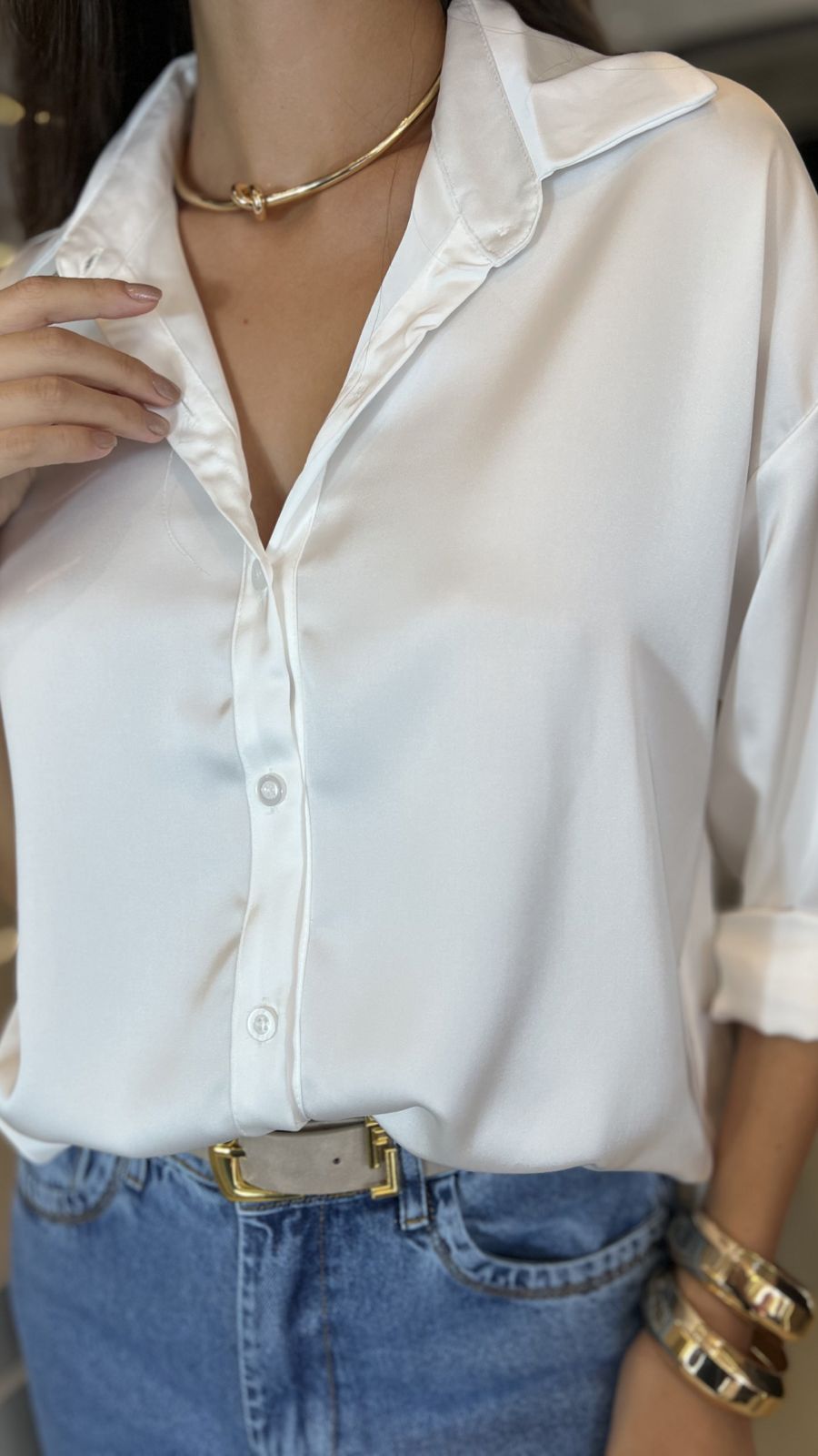 CAMISA CETIM STYLE