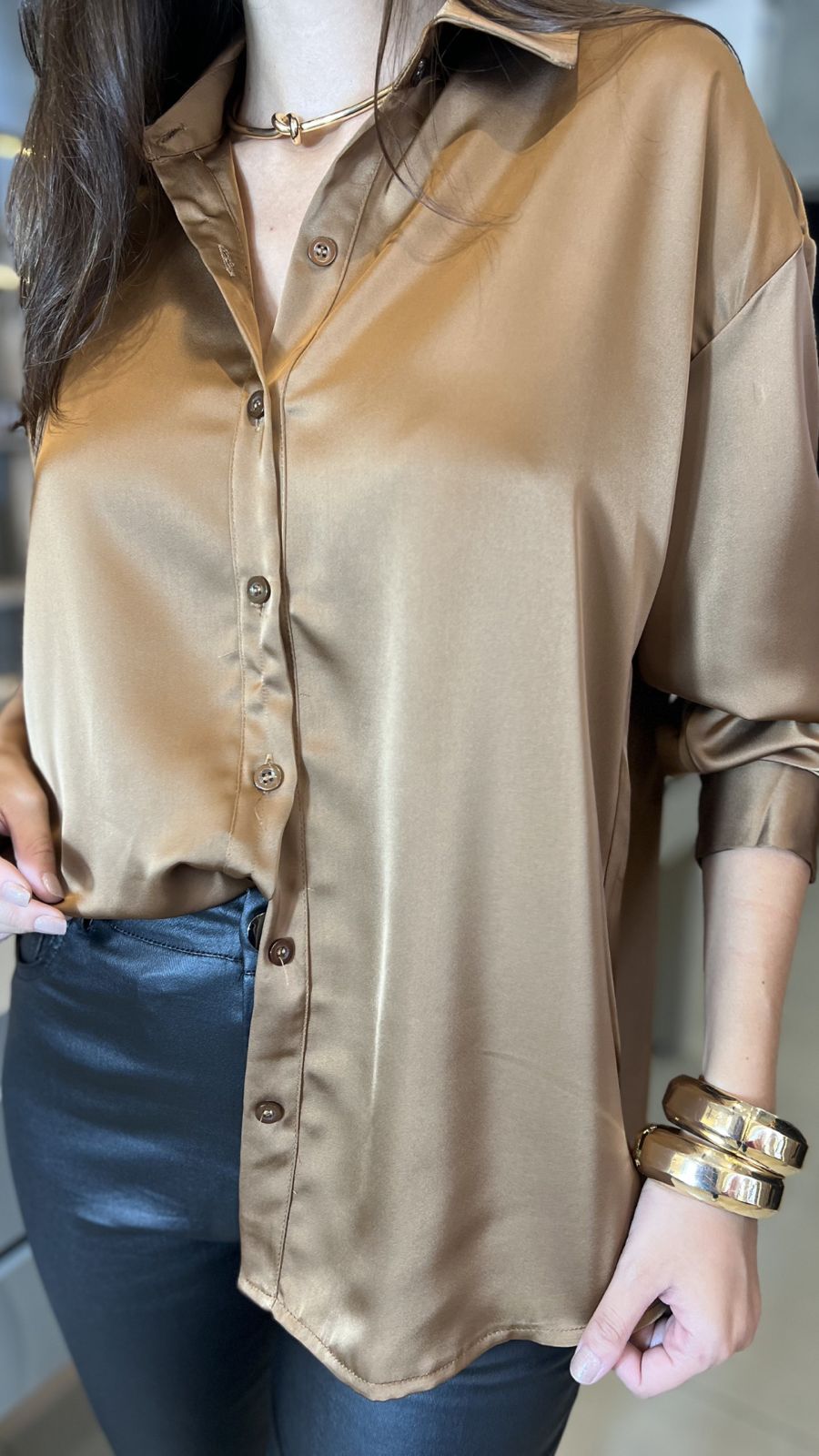 CAMISA CETIM STYLE