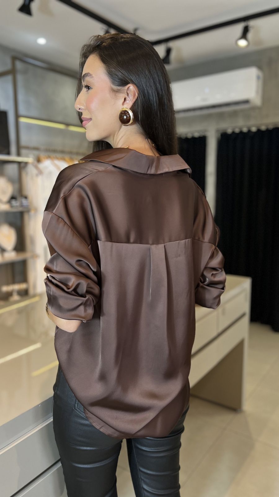 CAMISA CETIM STYLE