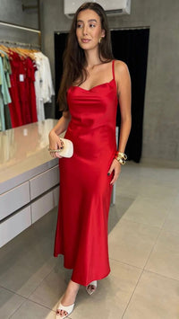 VESTIDO LUD CETIM