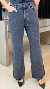 CALÇA JEANS WIDE LEG CONSCIÊNCIA