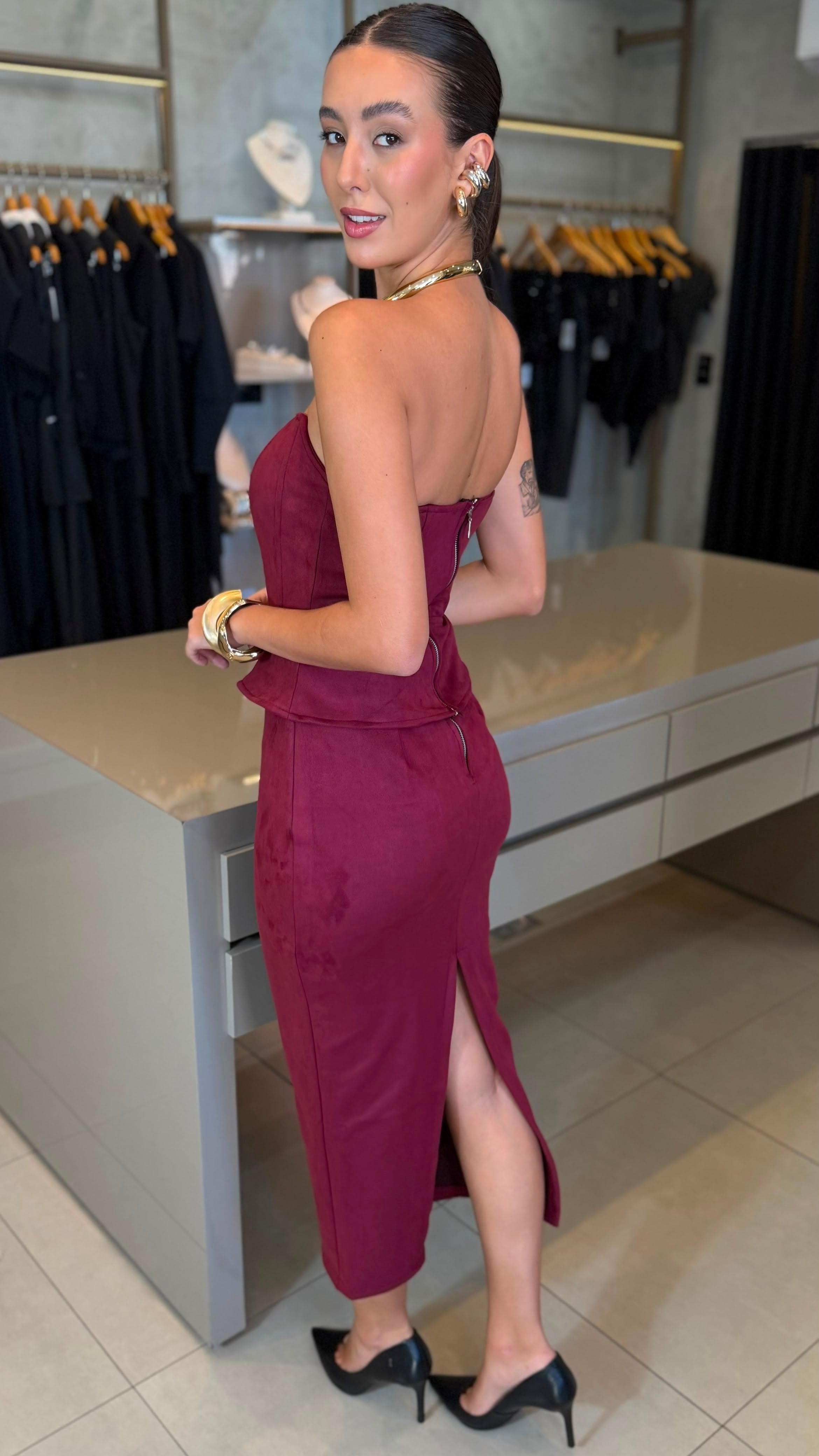 CONJUNTO SUEDE MARINA