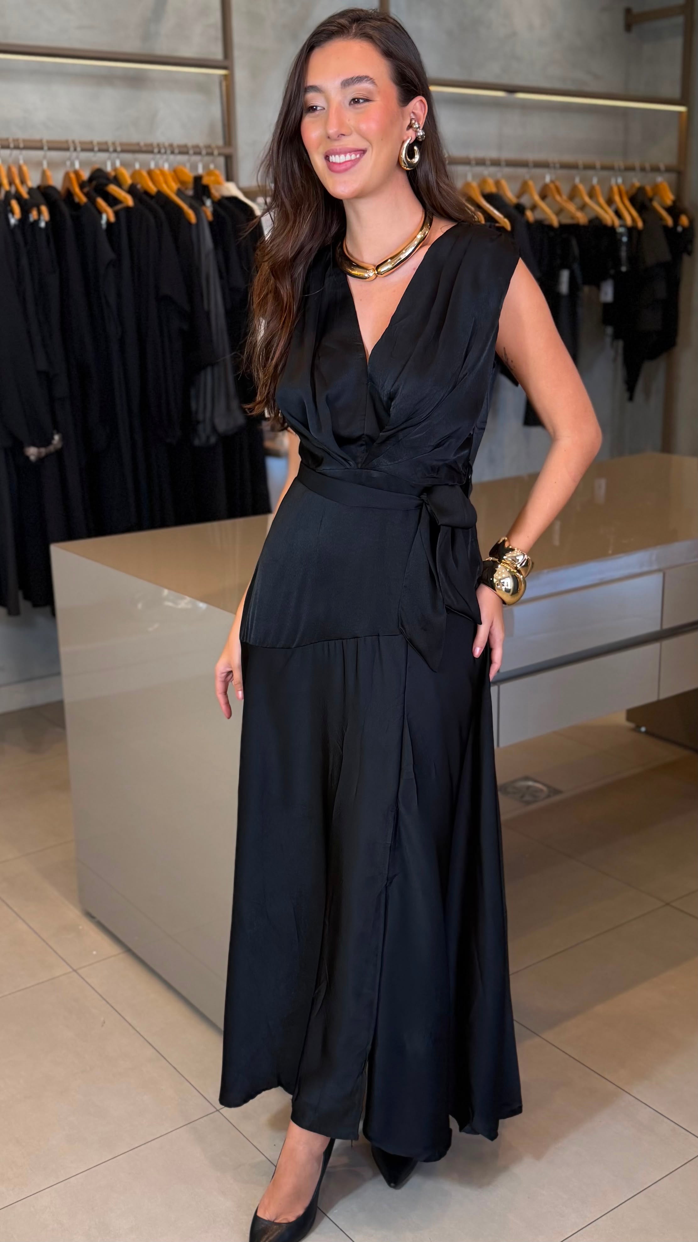 VESTIDO SERENA CETIM
