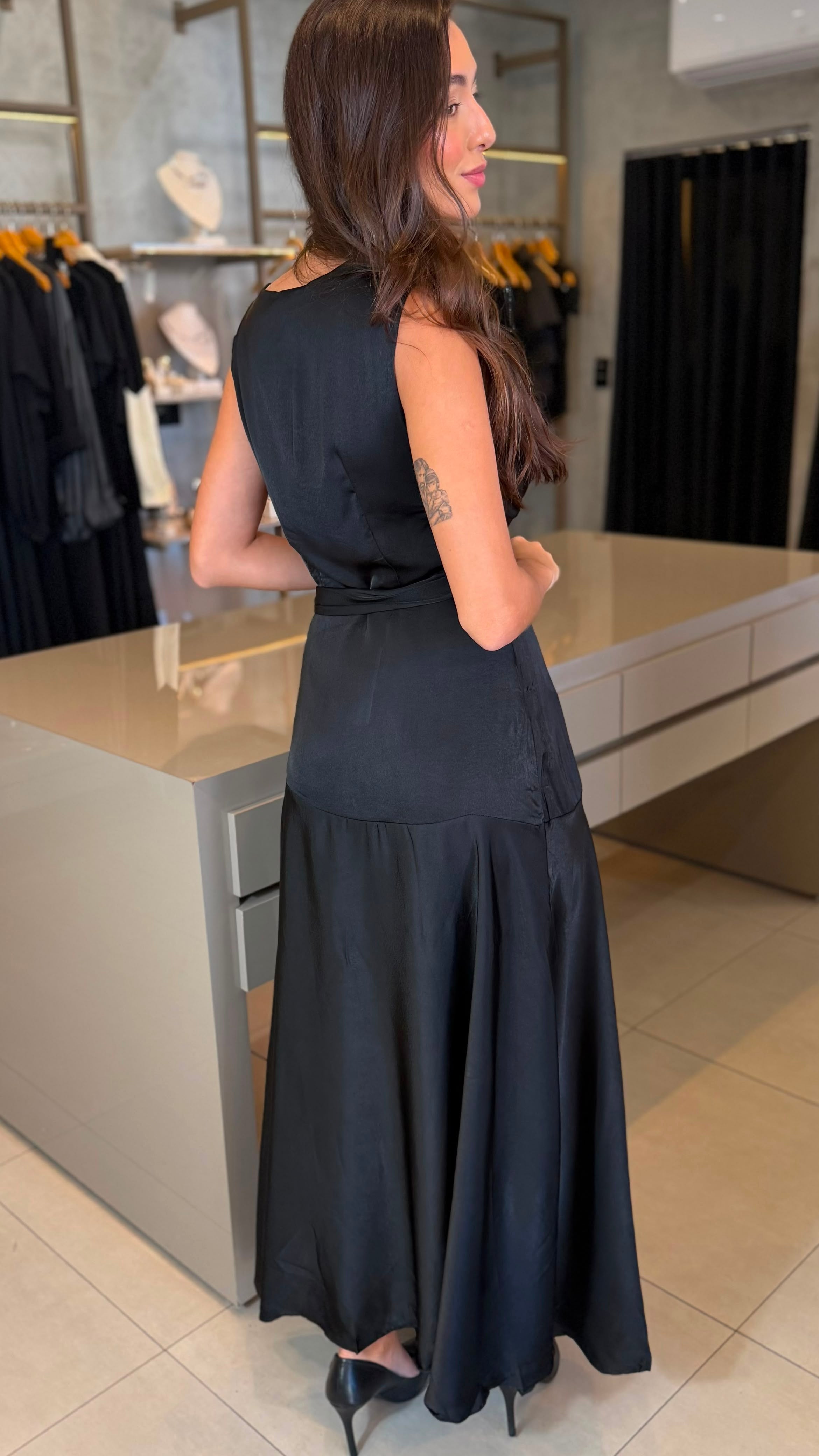 VESTIDO SERENA CETIM