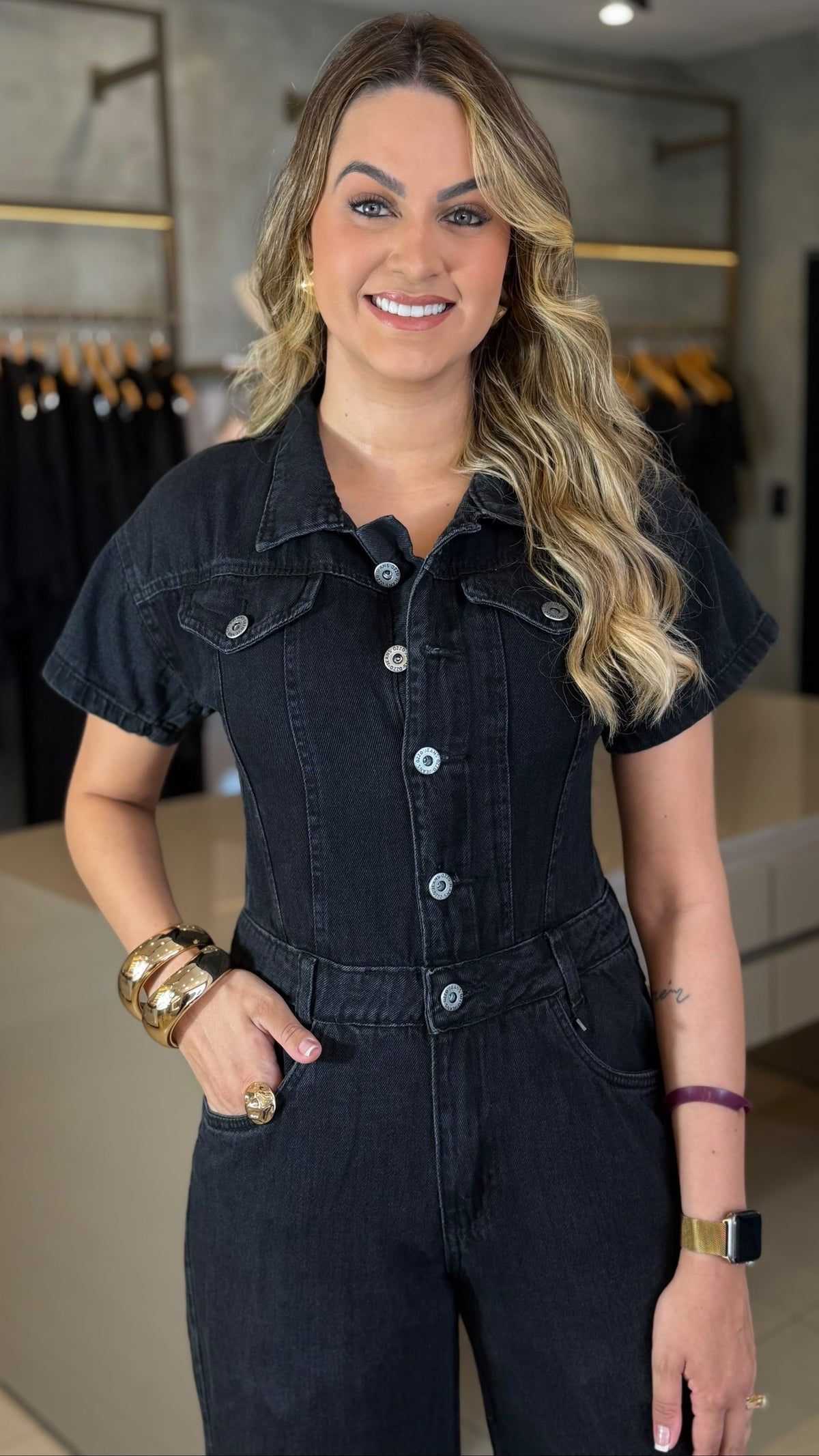 MACACÃO JEANS
