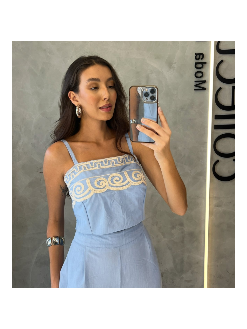 CONJUNTO LINHO BORDADO