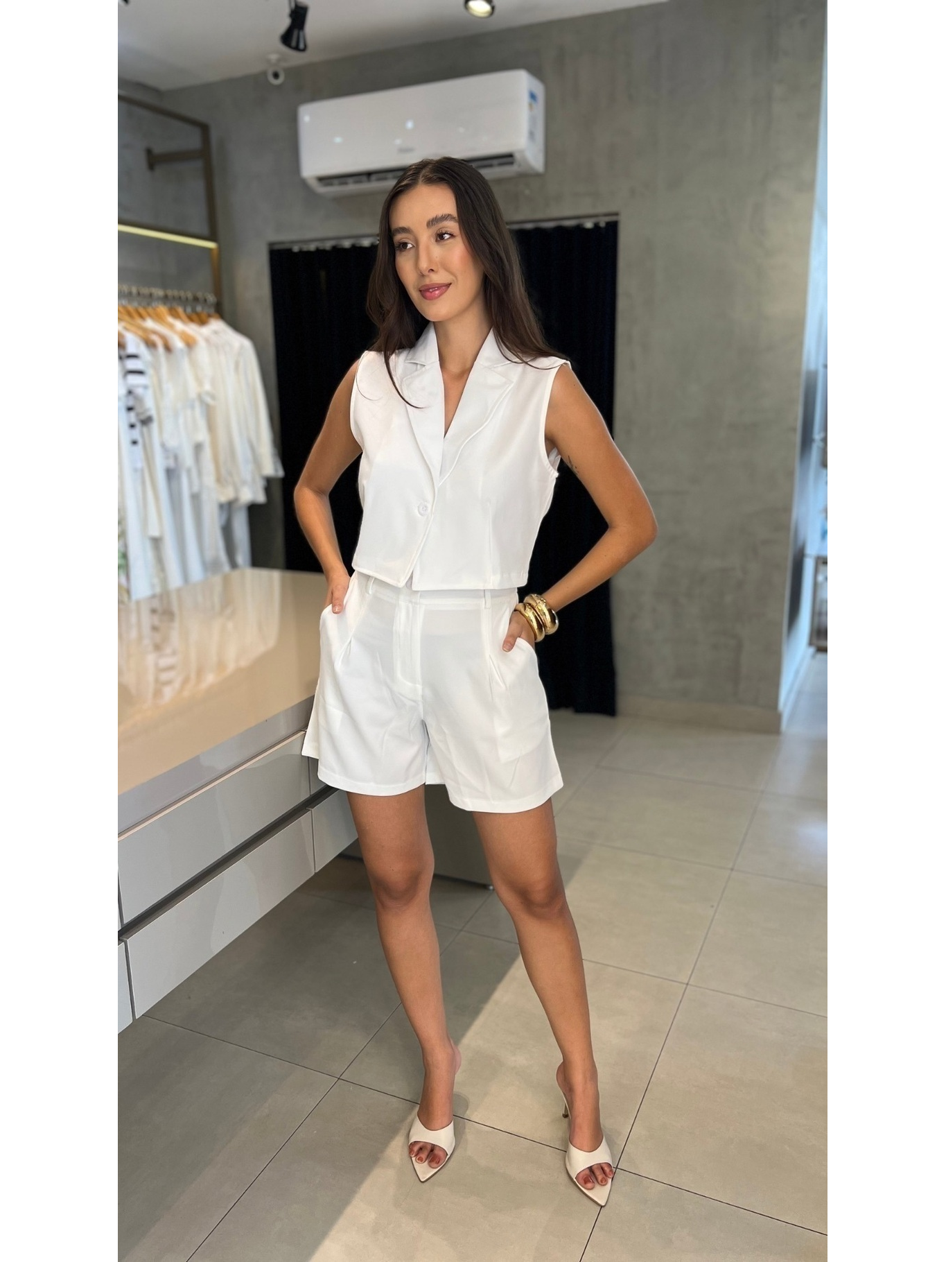 CONJUNTO ALFAIATARIA CURTO LADY