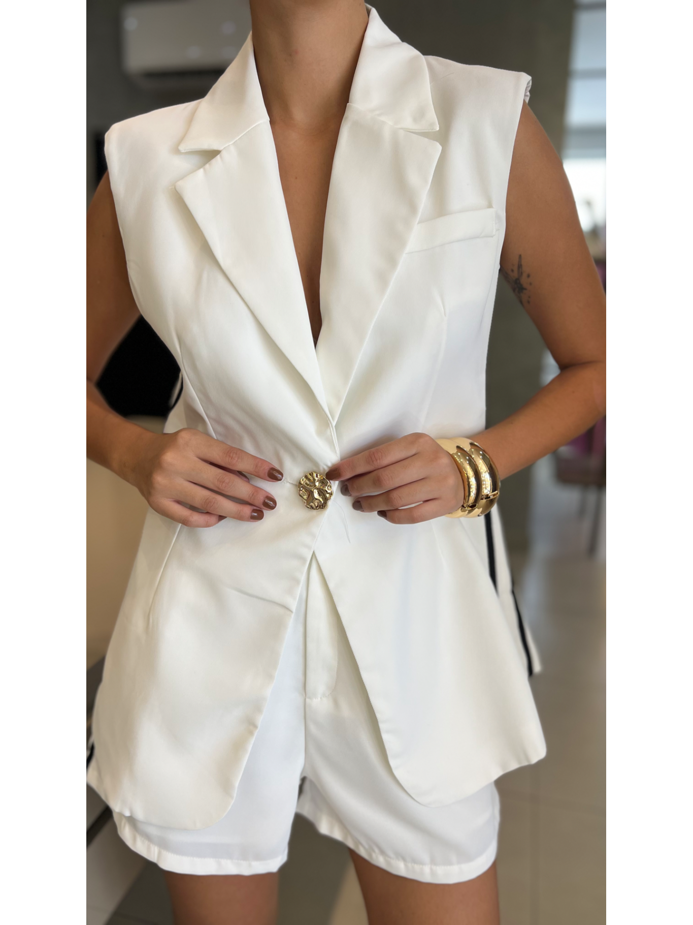 CONJUNTO COLETE SHORT LUMI