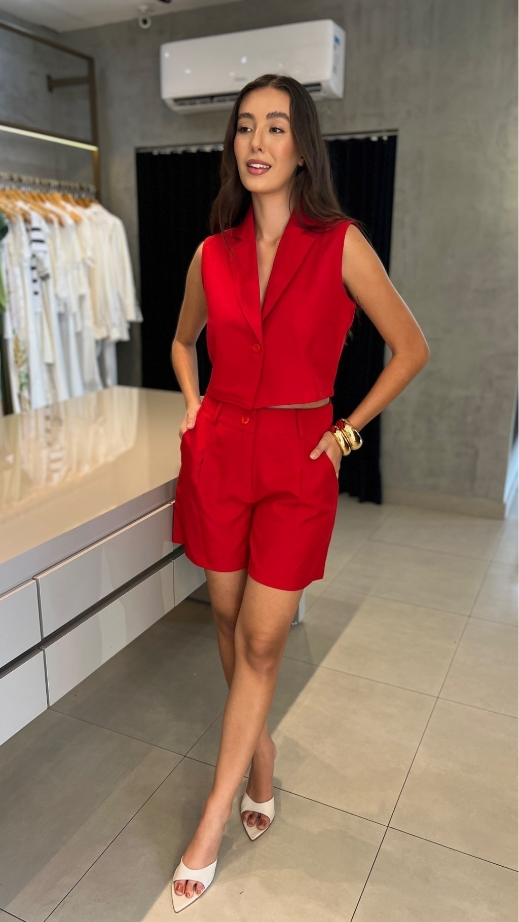 CONJUNTO ALFAIATARIA CURTO LADY