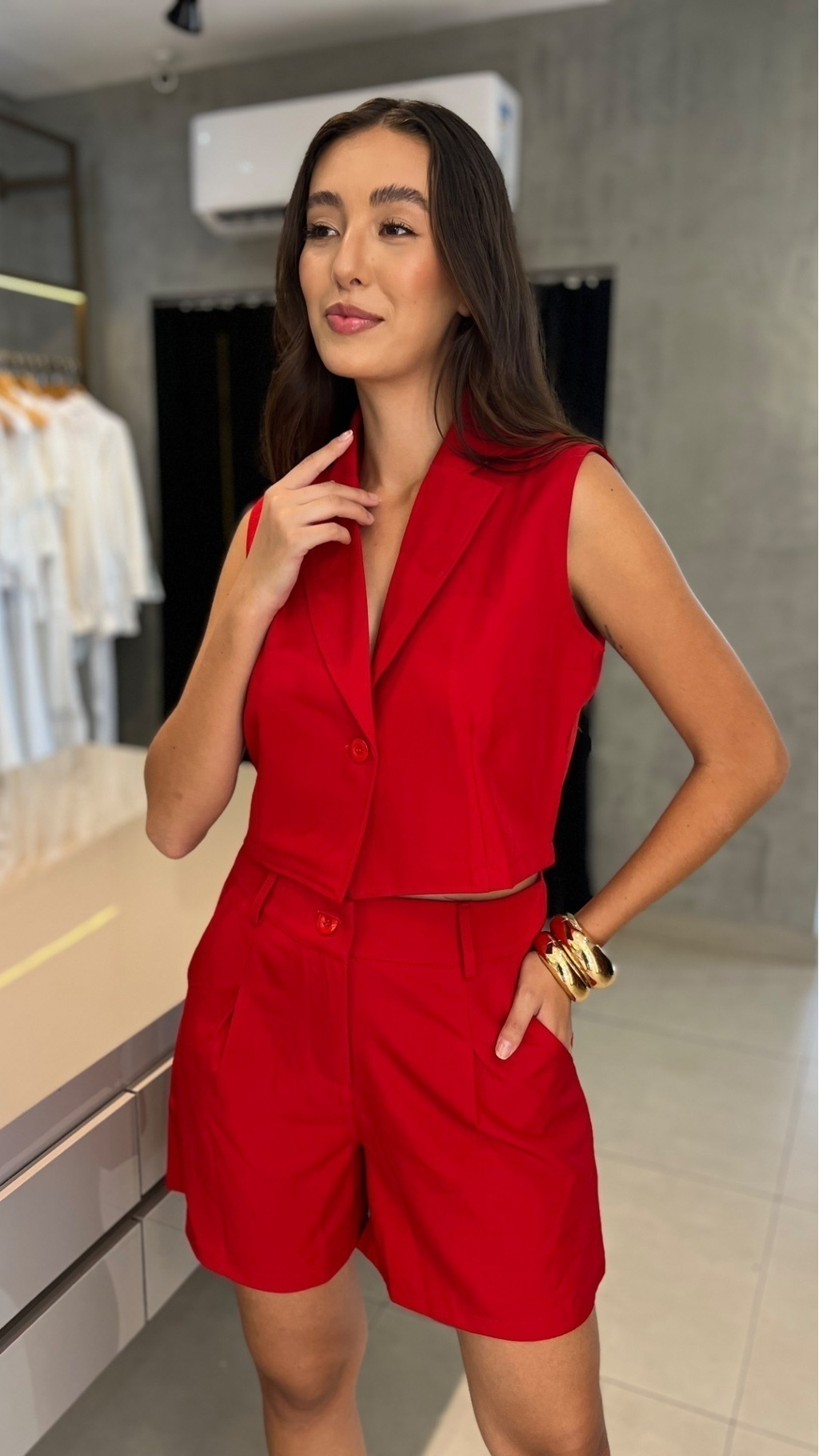 CONJUNTO ALFAIATARIA CURTO LADY