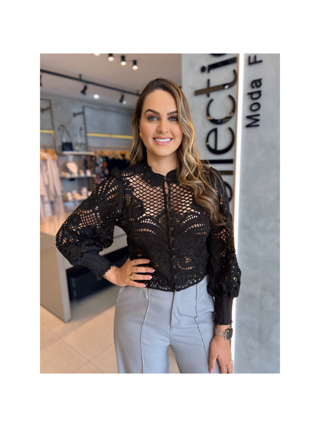 CAMISA RENDA SUBLIME