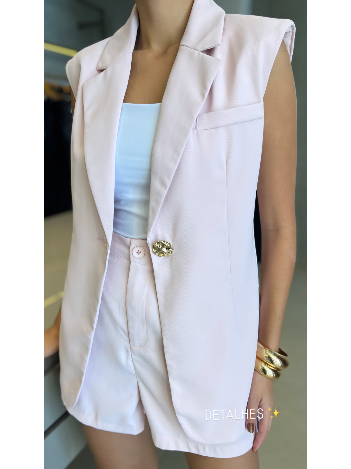 CONJUNTO COLETE SHORT LUMI