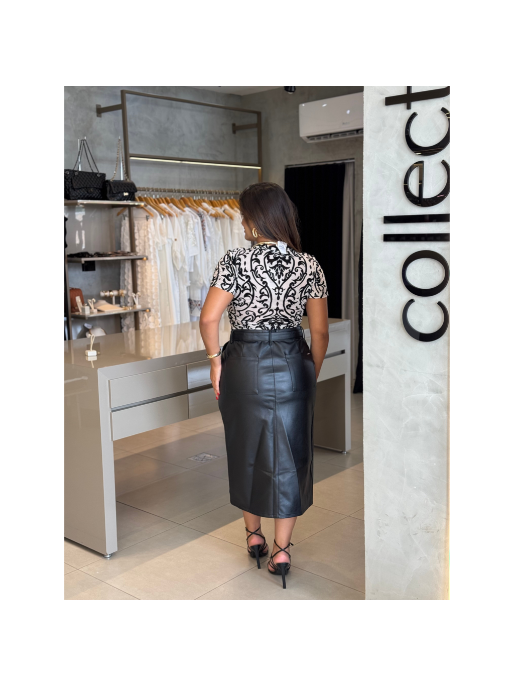 SAIA MIDI MUSK COLLOR