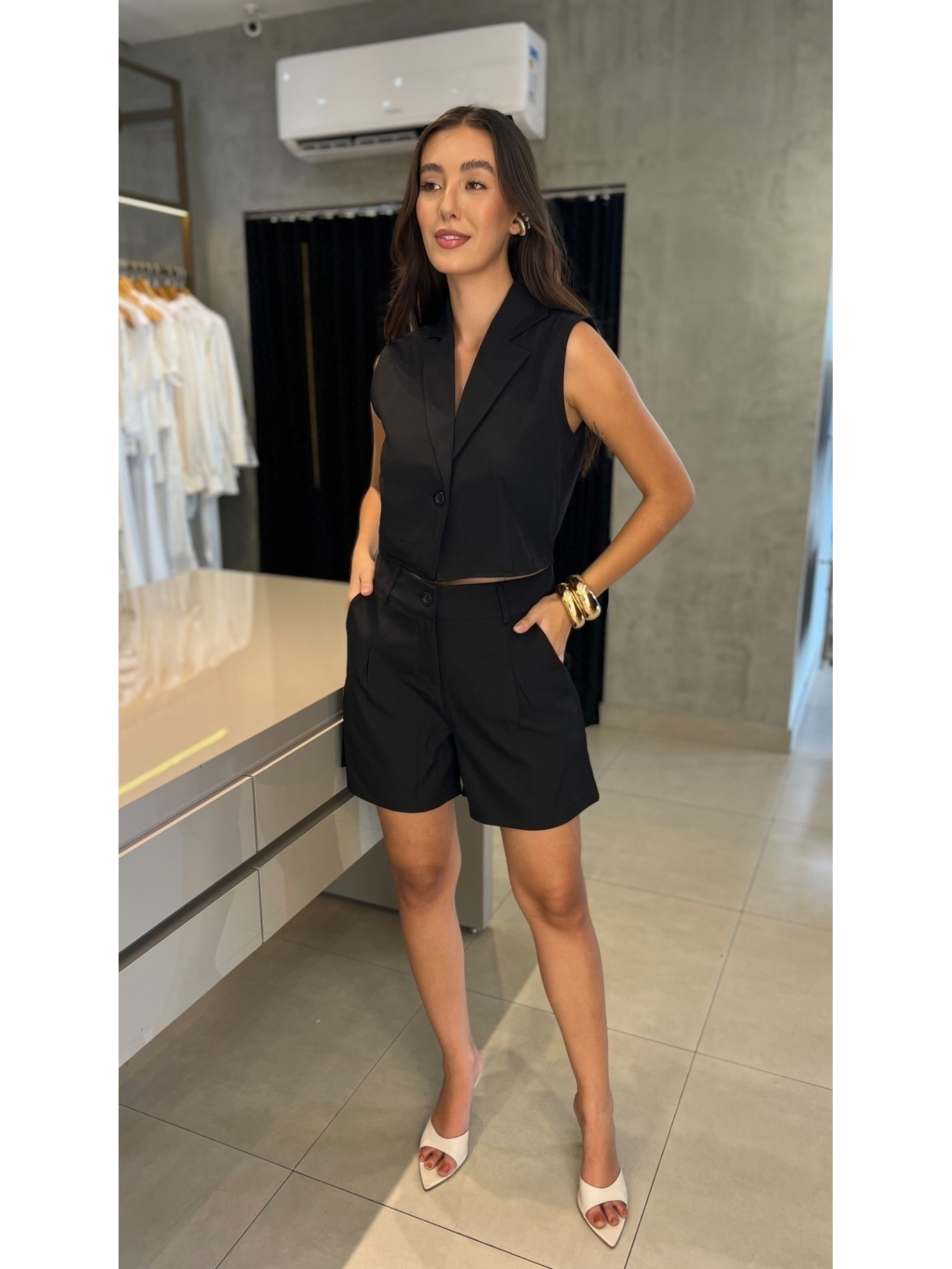 CONJUNTO ALFAIATARIA CURTO LADY