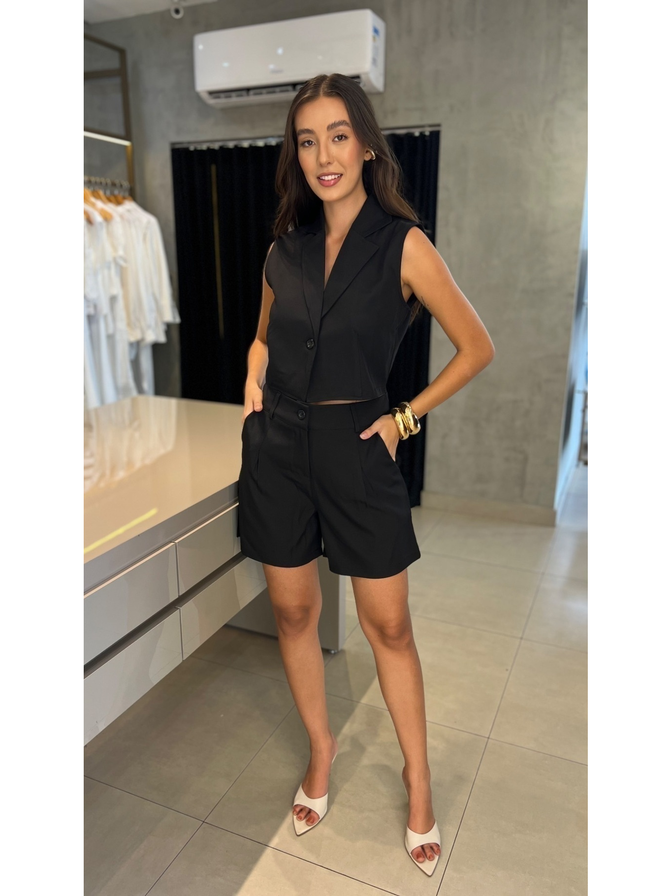 CONJUNTO ALFAIATARIA CURTO LADY