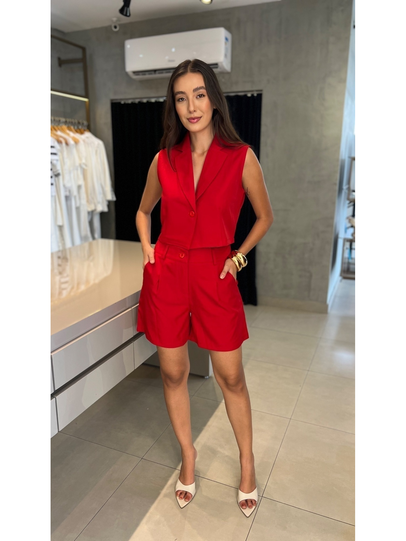 CONJUNTO ALFAIATARIA CURTO LADY