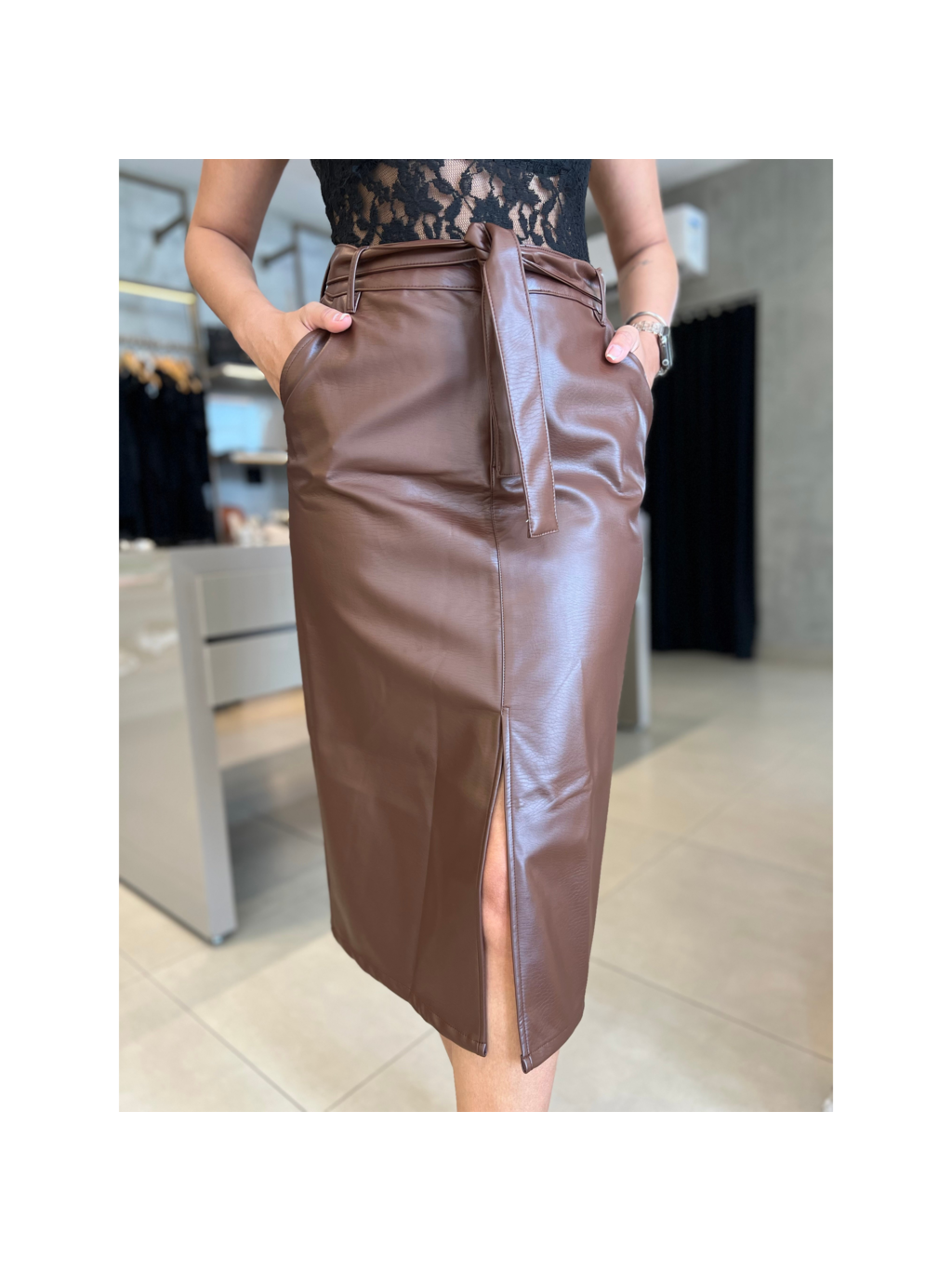 SAIA MIDI MUSK COLLOR