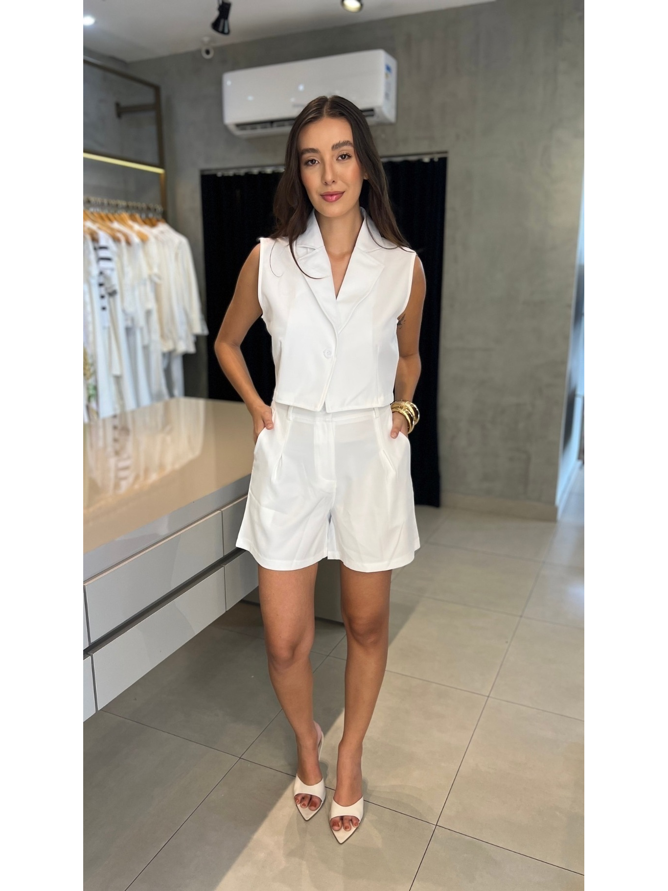 CONJUNTO ALFAIATARIA CURTO LADY