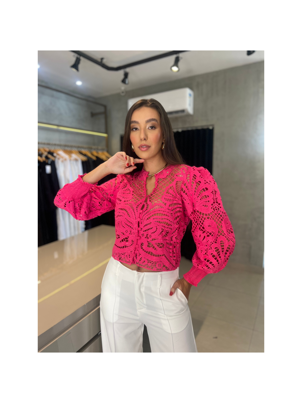 CAMISA RENDA SUBLIME