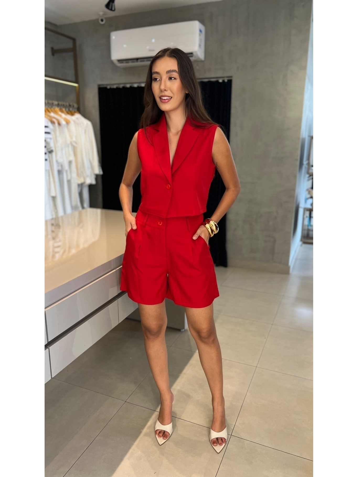 CONJUNTO ALFAIATARIA CURTO LADY