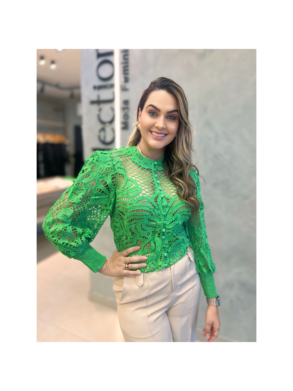 CAMISA RENDA SUBLIME