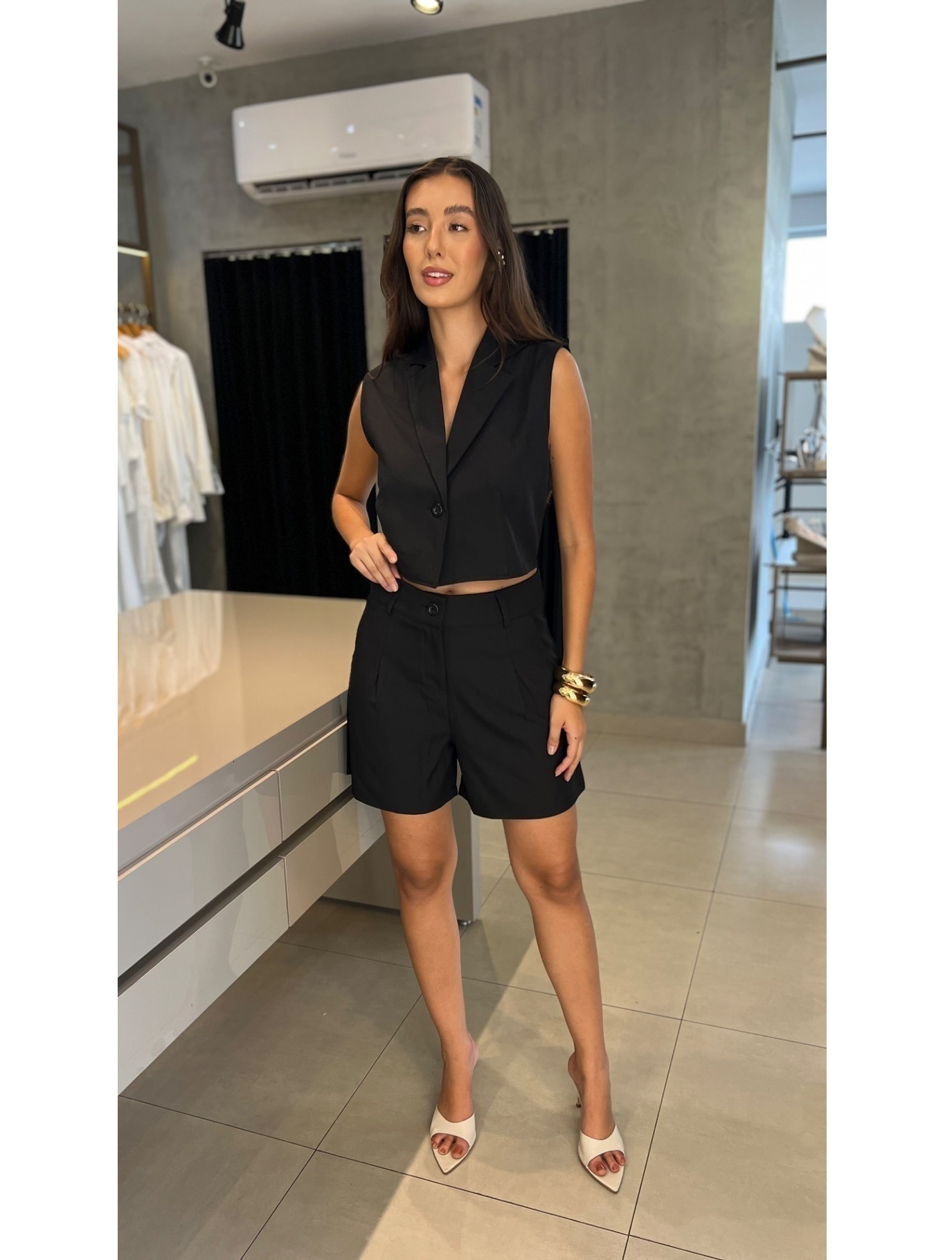 CONJUNTO ALFAIATARIA CURTO LADY