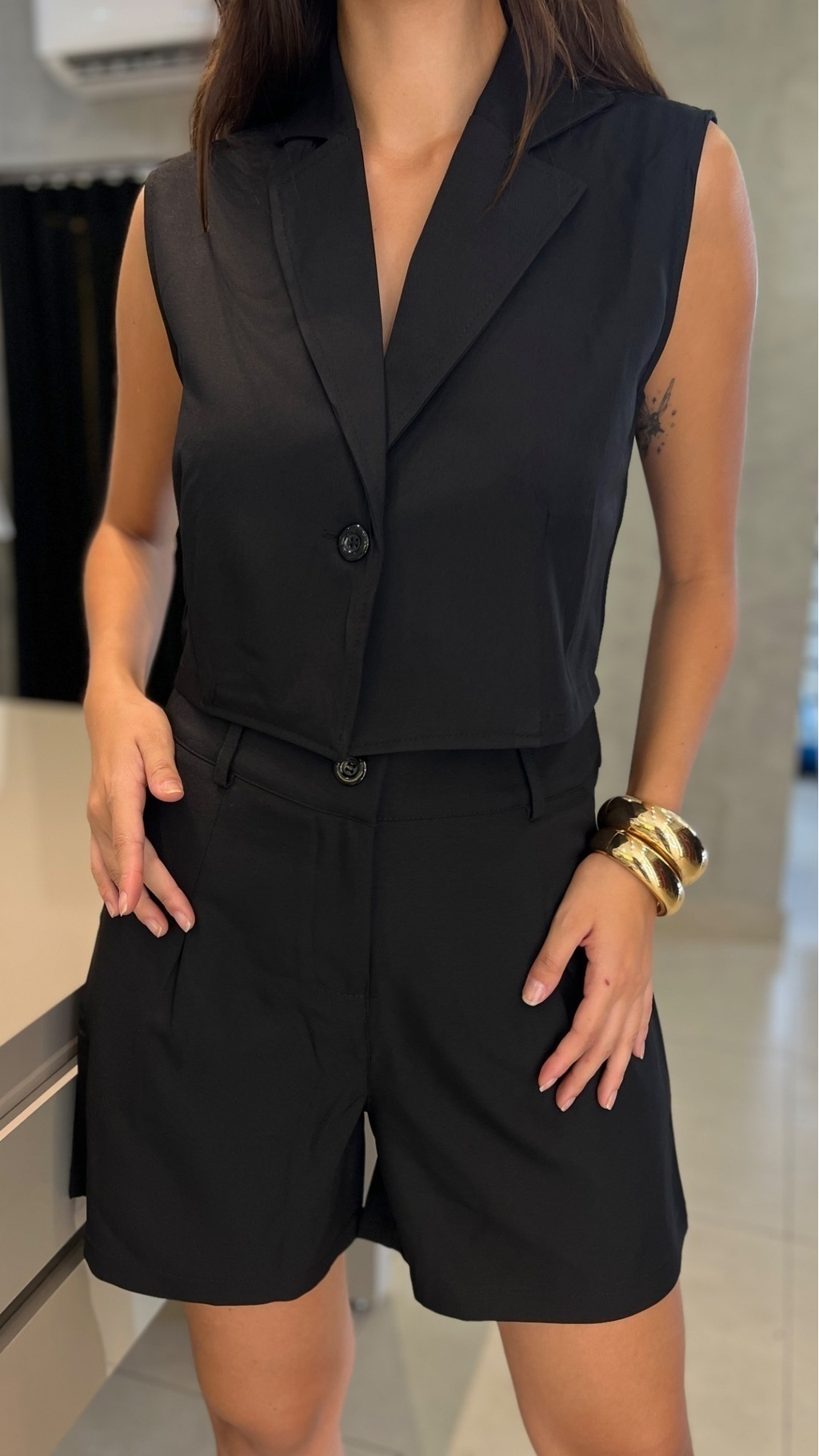 CONJUNTO ALFAIATARIA CURTO LADY