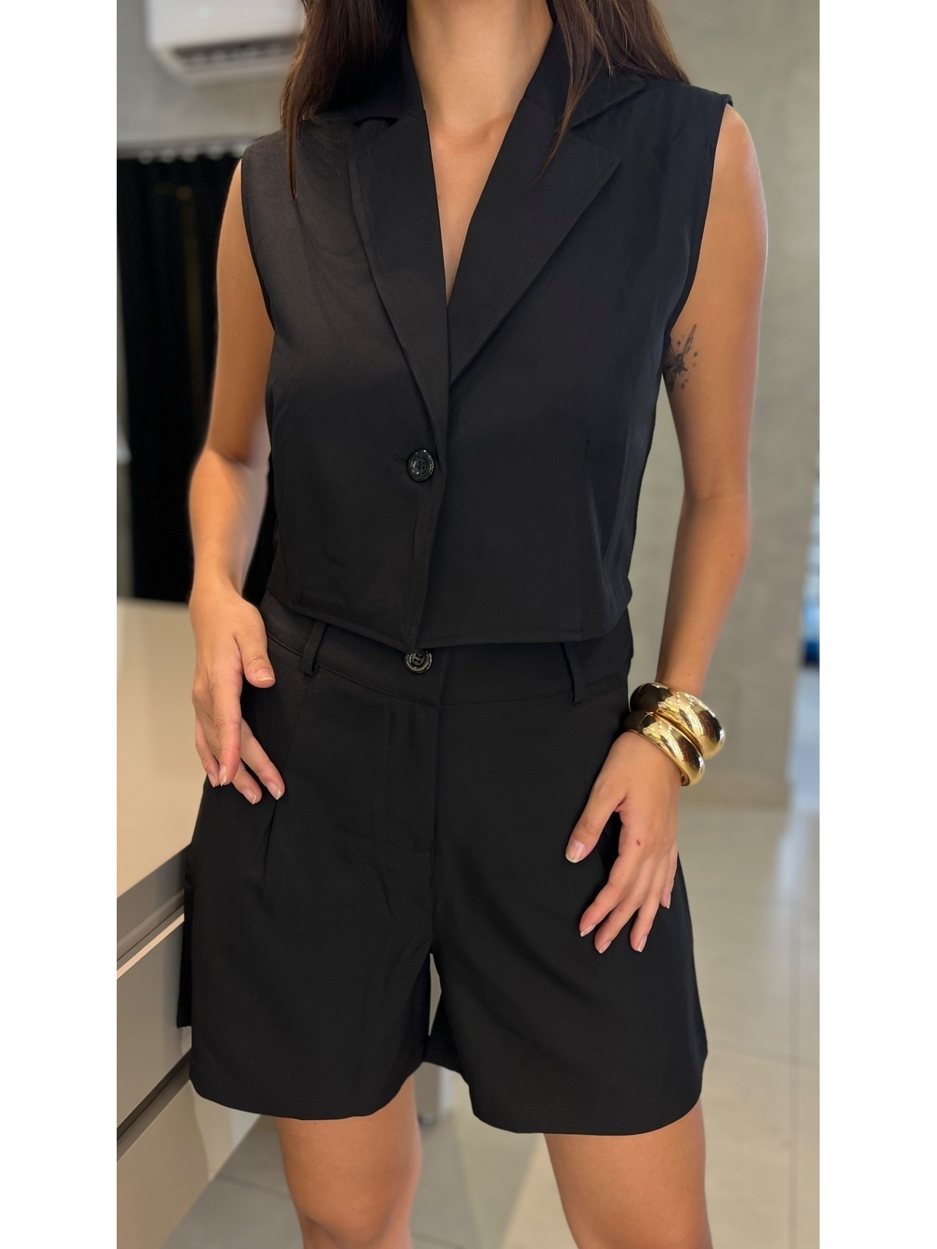 CONJUNTO ALFAIATARIA CURTO LADY