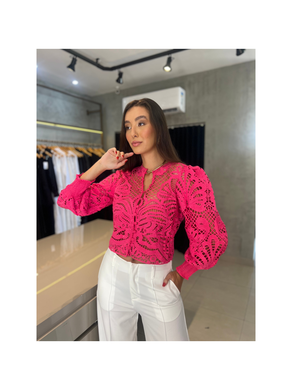 CAMISA RENDA SUBLIME