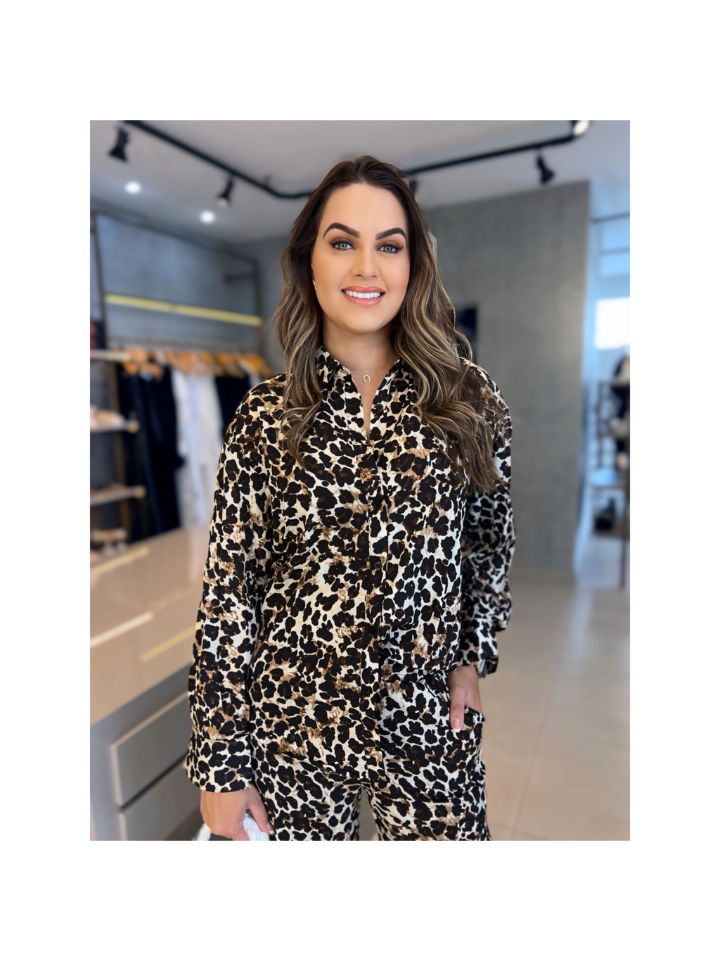 CONJUNTO ANIMAL PRINT