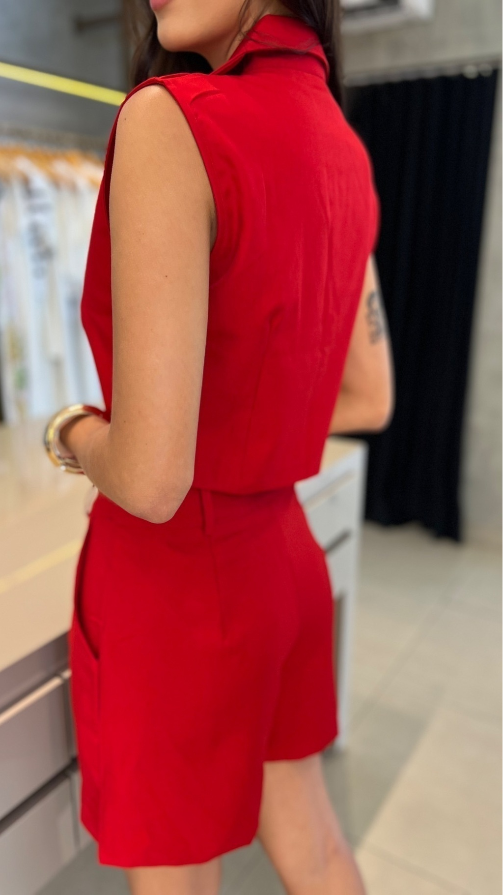 CONJUNTO ALFAIATARIA CURTO LADY